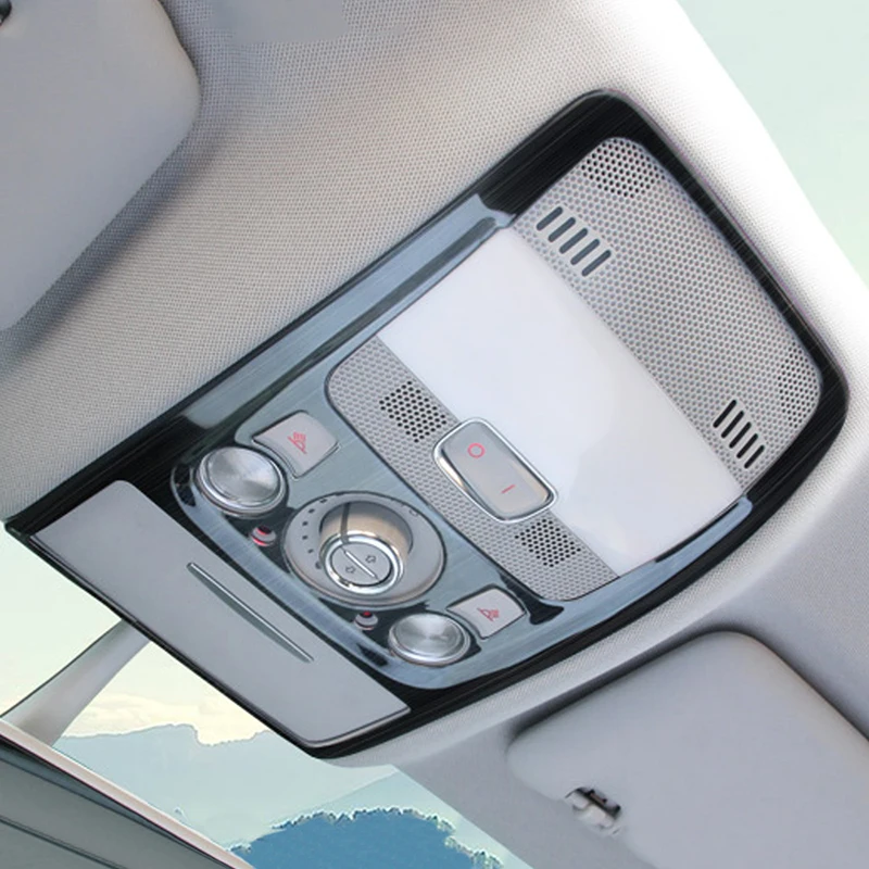 Карманго для Audi Q5 B8 B9 2012-, автомобильный Стайлинг, передний светильник для чтения, панель, накладка, рамка, наклейка, аксессуары для интерьера