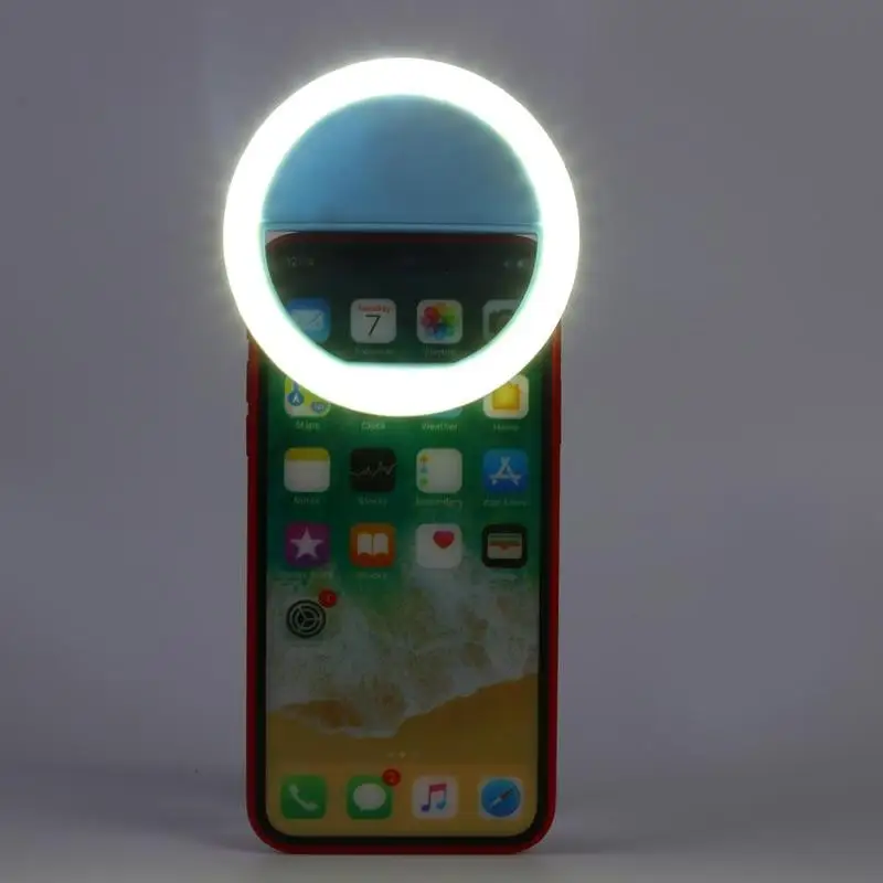 USB зарядка линзы для селфи вспышка портативная светодиодная камера мобильный телефон фотография кольцо свет фотостудия подсветка вспышки инструменты