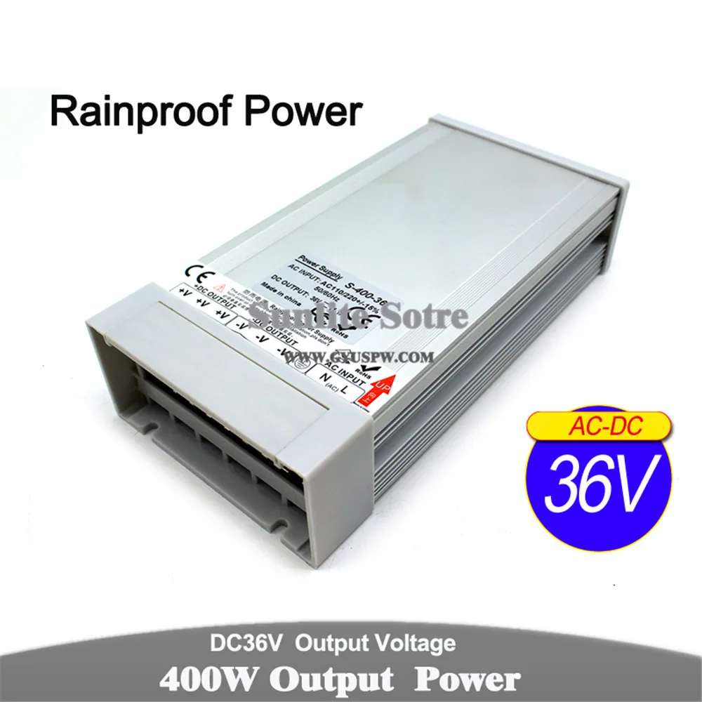 Блок питания для работы вне помещений DC12V DC24V DC36V DC48V 300 Вт 350 Вт 360 Вт 400 Вт Трансформаторы освещения AC-DC непромокаемые SMPS для светодиодной ленты