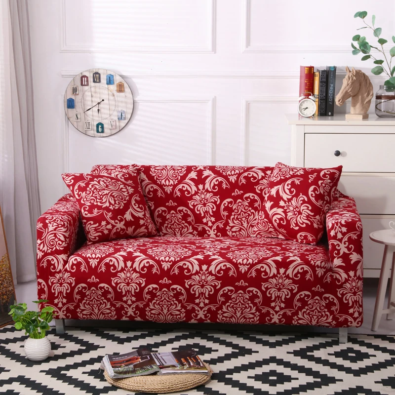Однотонный диван, чехлы для гостиной, диван, полотенце, Нескользящие Чехлы для диванов, l-образный диван, 2 шт - Цвет: colour15