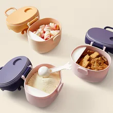 Conteneur de lait en poudre pour bébé, vert, boîte Portable, couronne de sortie, Mini treillis de lait en poudre, conteneur alimentaire, distributeur de lait en poudre