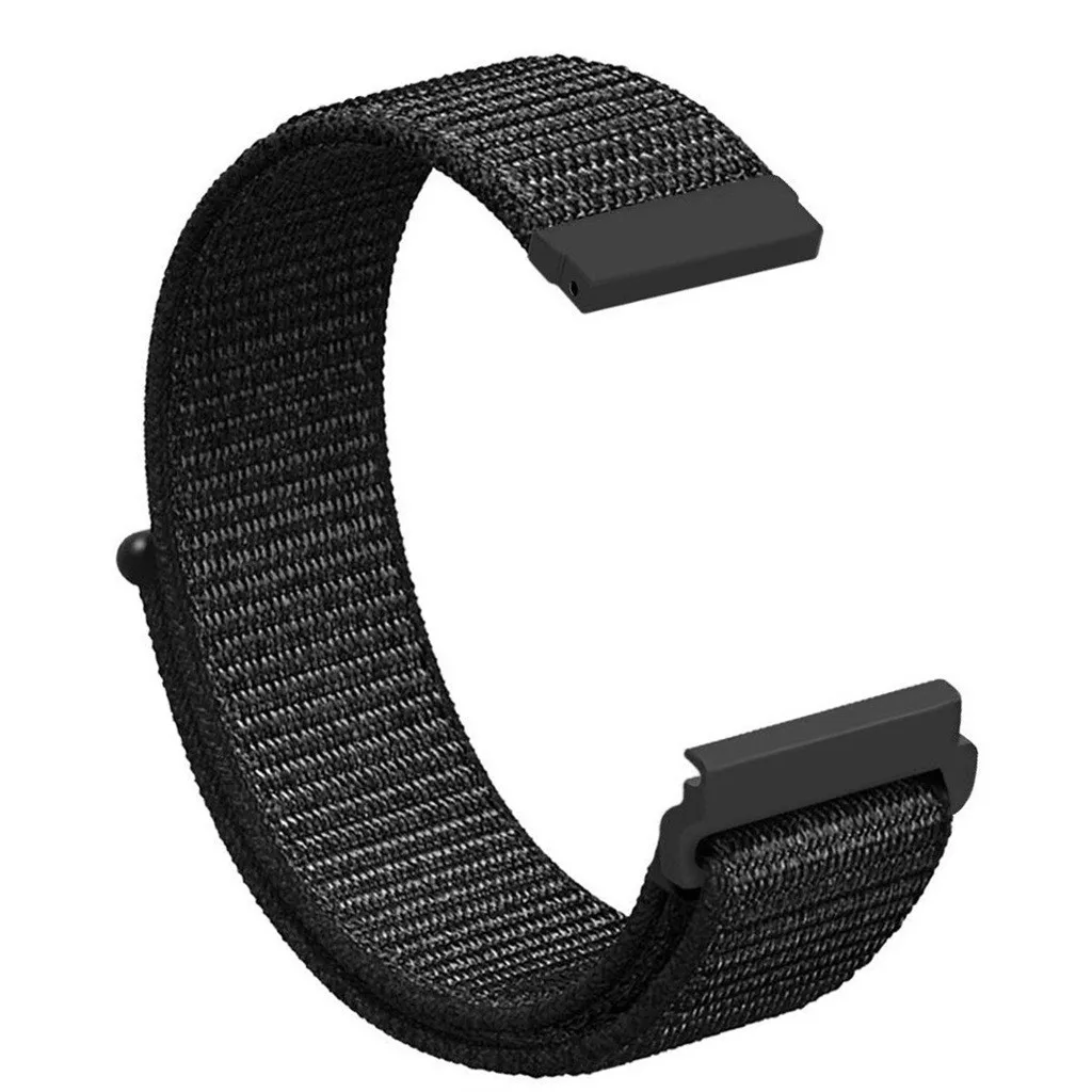 Black Нейлоновая Спортивная петля ремешок для часов Huami AMAZFIT GTR 47 мм - Цвет: Black