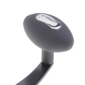 

2pcs Durable Metal Baitcasting Reel Handle With Non-slip Silicone Grips Knob