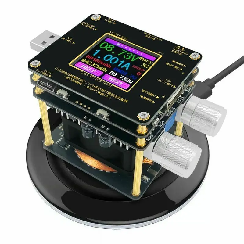 

Color Voltmeter Bluetooth Electrical LCD Display Replacement 1pc Wireless