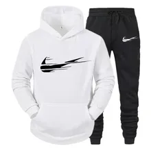 2021 New Autumn Men Sets 2-Piece Hoodies+Pants Sport Suits Casual Men/Women Sweatshirts Tracksuit Brand Sportswear