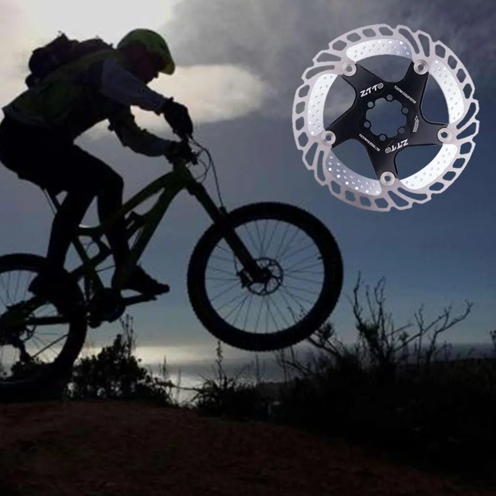 Велосипедный тормозной охлаждающий диск плавающий ротор льда для MTB гравий Дорожный велосипед 203 мм 180 мм 160 мм 140 мм крутой вниз ротор