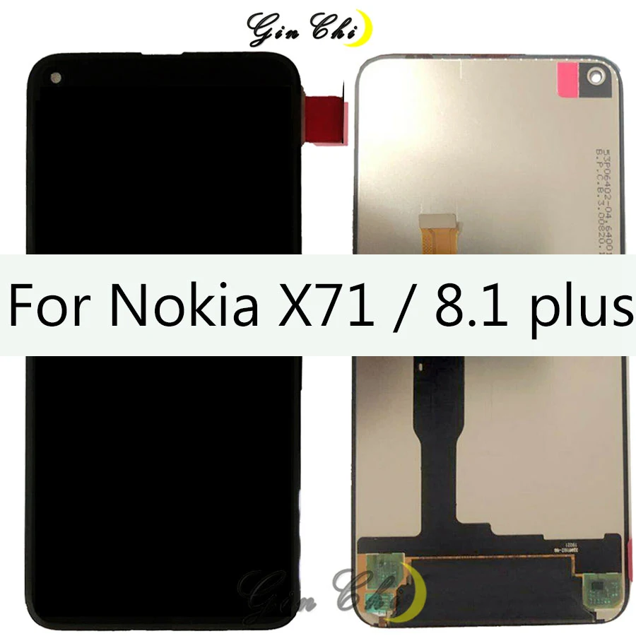 100% протестированный ЖК дисплей для Nokia X71 8 1 plus TA 1188 1167 экран с дигитайзером в сборе
