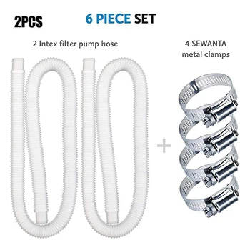

Swimming pool filter pump hose replaceable durable garden tub pump Pipe hose 59 Inch anti UV and Chlorine Water