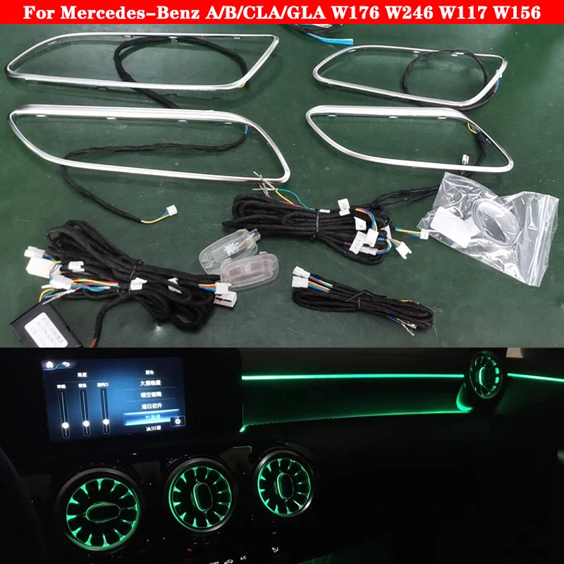 Car Led Ambient Light 12color Lamp For Kia Stinger For Mercedesbenz A