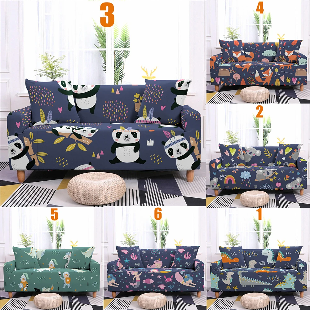 

Cartoons Elasticity Sofa Slipcovers Universal Sofa Cover Sofa Towel Living Room Furniture Protective Armchair Couches Sofa