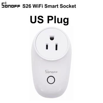 

S26 Sonoff Smart Charging Port Remote Control WiFi Wireless Power Socket Home Plug Working With Alexa Google Assistant IFTTT