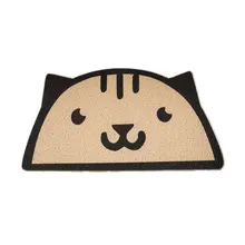 45*90 см напольный коврик полукруглый мультяшный напечатанный ковер для ванной унитаз Нескользящие впитывающие коврики домашняя дверь входной коврик