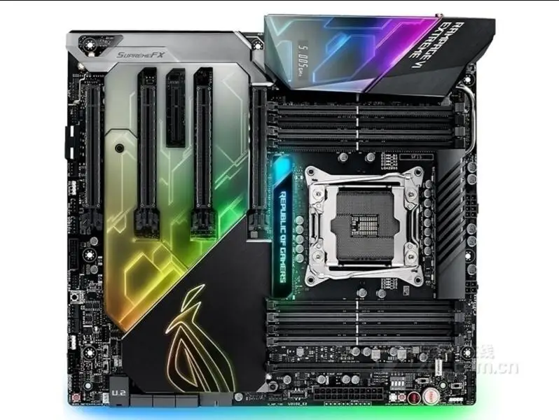  ASUS ROG RAMPAGE VI EXTREME R6E X299 Mainboard Support LGA2066 DDR4 Dual M.2 Extension Card Desktop