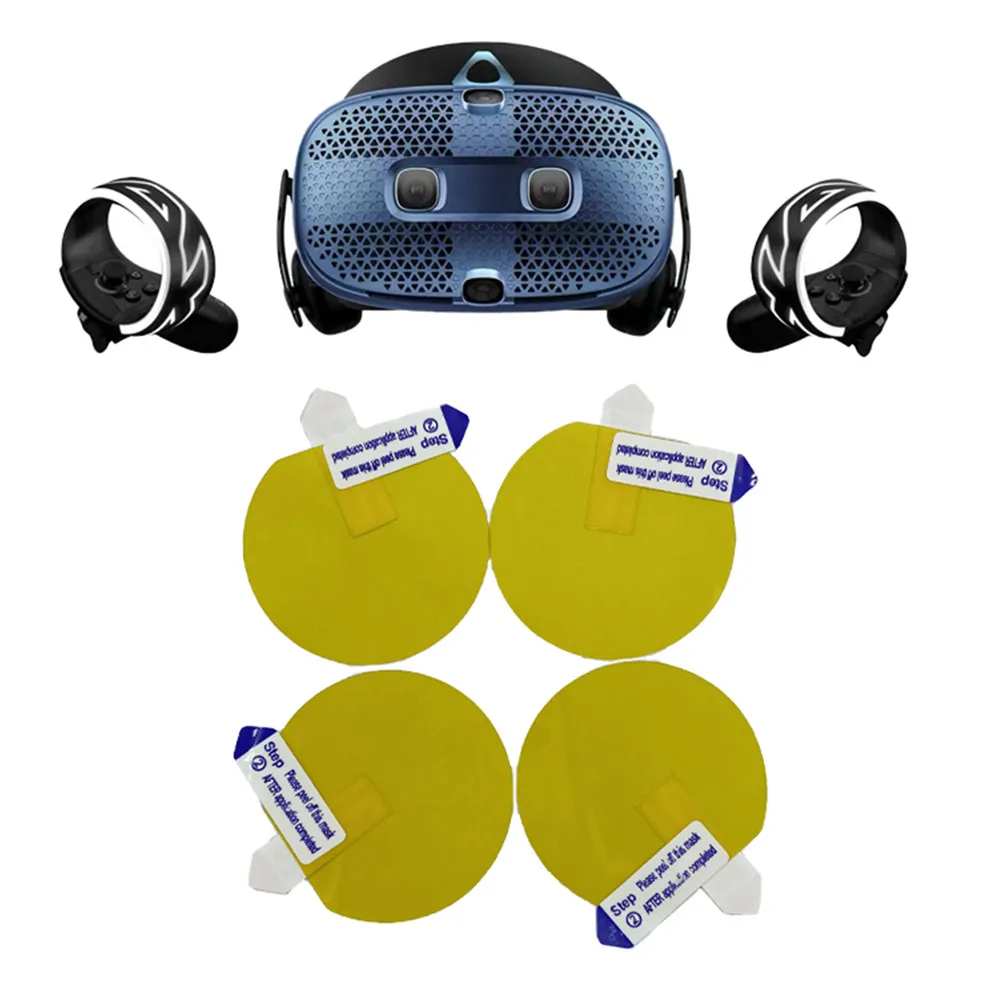 4pcs/set HD Screen Protective Film for HTC Vive Cosmos/ Pro VR Headset Protector Anti-scratch Clear Lens Films | Электроника
