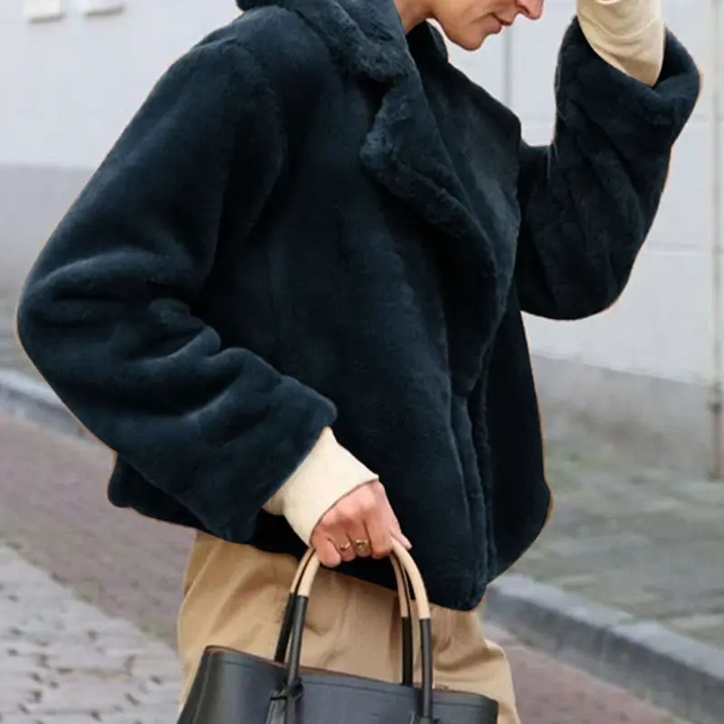 

Plus Size Winter Faux Fur Teddy Coat Women High Street Oversized Teddy Cozy Jackets Coats Ladies Lamb Wool Coat Faux Fur Coat