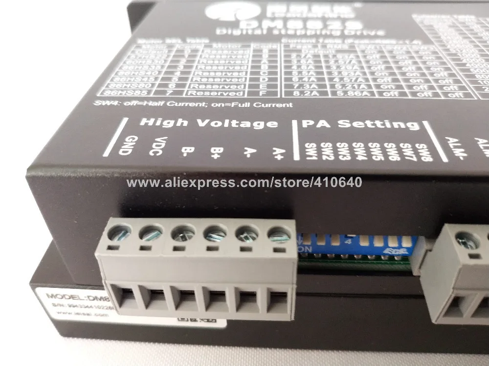 2 фазы Подлинная Leadshine цифровой шаговый двигатель Drive DM882S Обновлено от AM882 матч для 57HS22 60HS30 86HS35 86HS85