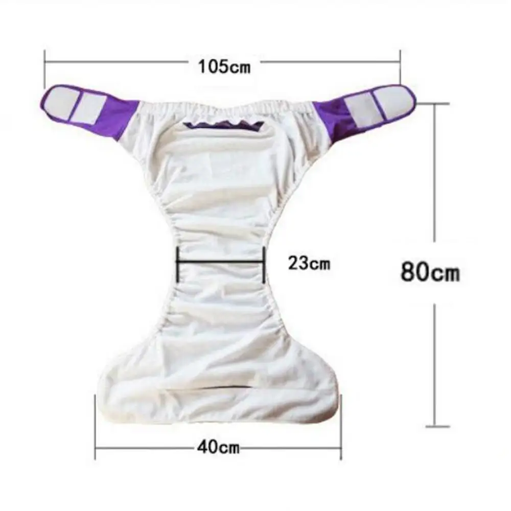XL Washable Reusable Adult Cloth Diaper Nappy Pocket Urinary Underwear Underpants Disability Leakproof Protection Elders