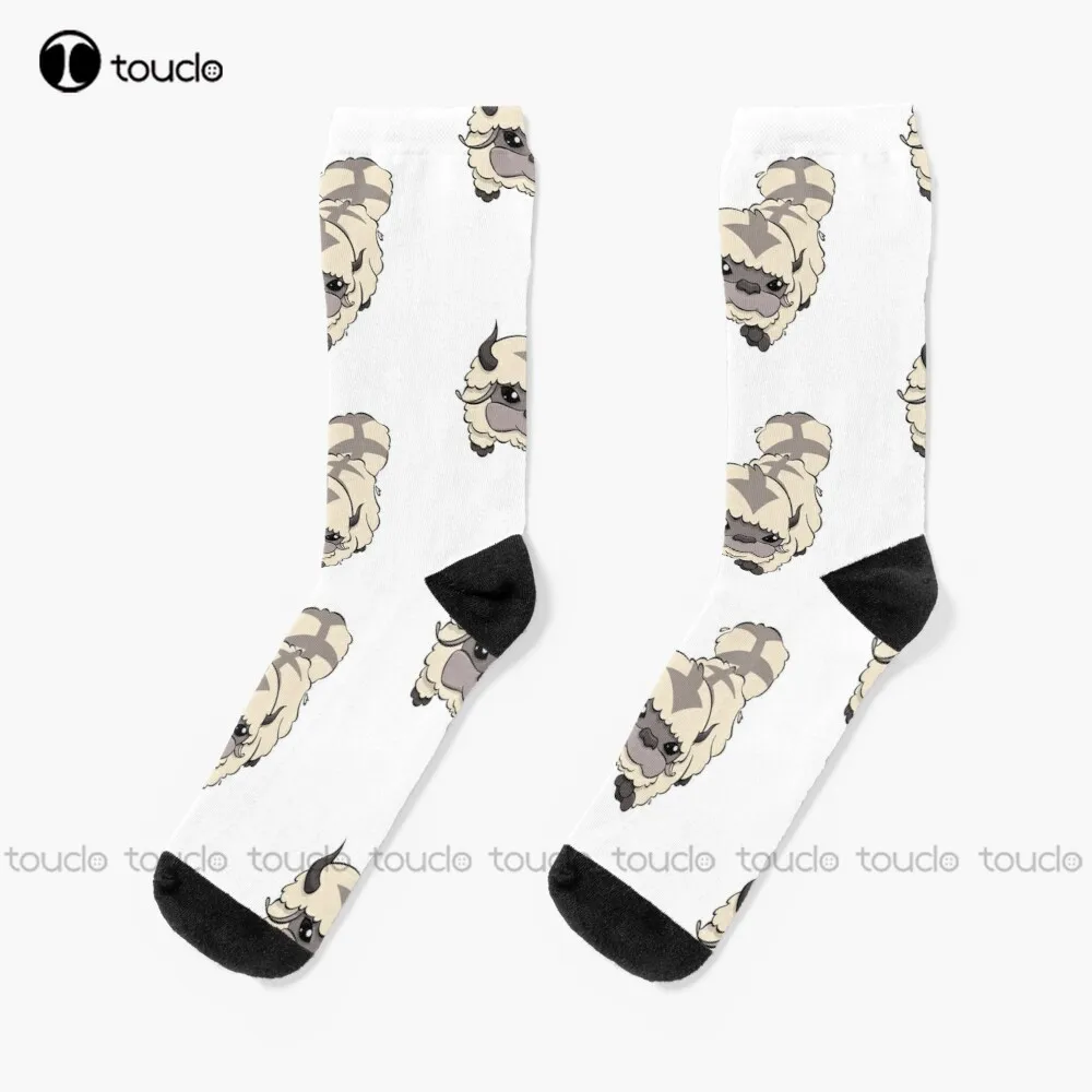 Fluffy Appa Appa Avatar Air Bender Bender Calzini Uomo Calzini Natale Moda Regalo Di Capodanno Unisex Adulto Teen Youth Socks Custom