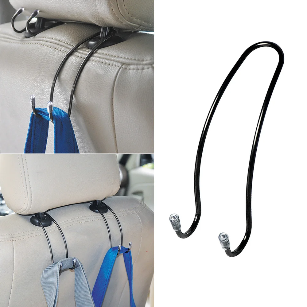2PCS Car Hooks Back Seat Concealed Super Load Bearing Household Auto