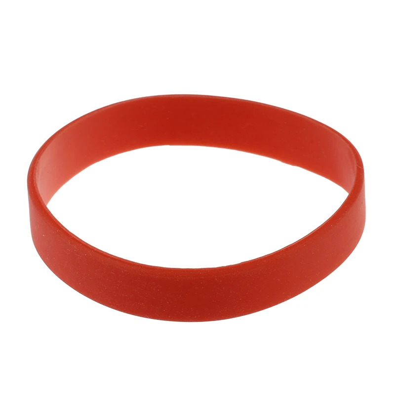 AAAE Top-Fashion Silicone Rubber Elasticity Wristband Wrist Band Cuff Bracelet Bangle Red | Электроника
