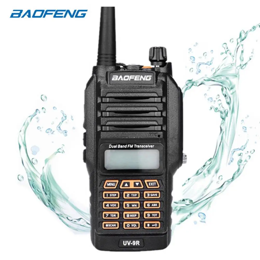 

Original Baofeng UV-9R IP67 8W two way Long Range Walkie Talkie 10km Amateur Radio Dual Band UV9R Portable CB Radio Communicator