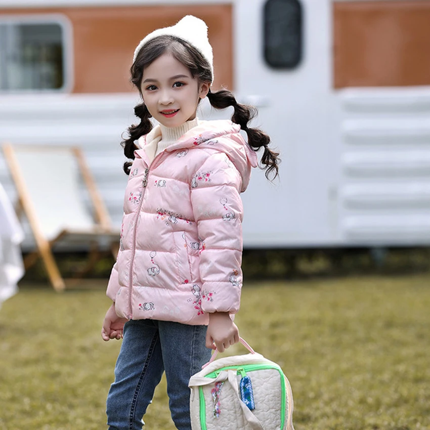 Benemaker/модные зимние пуховики для девочек; детская одежда для мальчиков; Теплая Флисовая верхняя одежда; детская ветровка; детские пальто; YJ135 - Цвет: Fleece Pink