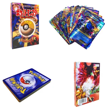 

Pokemon card Toy 20PCS GX Shining Cards Game Battle Carte Trading Children