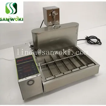 

automatic electric donut machine donut Maker 6 rows Doughnut fryer machine Donut making Machine donut frying machine