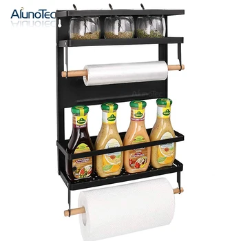 

Kitchen Refrigerator Side Holder Metal Washer Hanging Magnet Fridge Rack