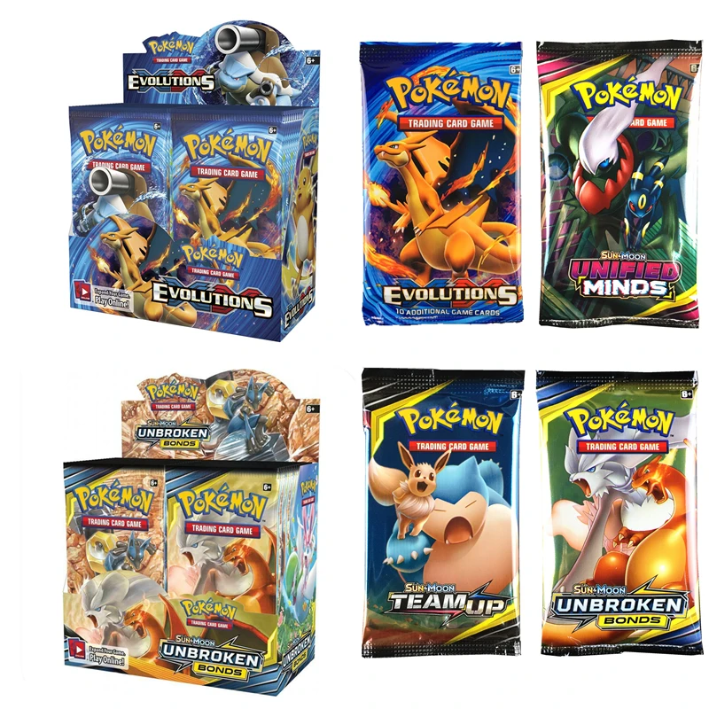 25-324 шт. Tag Team Pokemones GX EX мега Торговые Карты игровой набор английские карточки игрушки для детей подарок высокое качество
