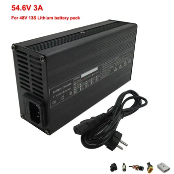 

180W 48V 3A Ouput 54.6V 3A charger Used for 48V 13S Lithium electric bike Scooter battery pack With fan
