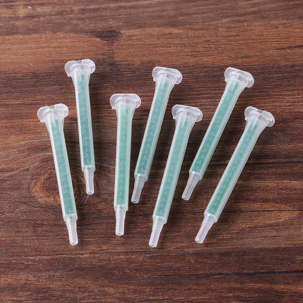 50Pcs AB Glue Static Mixer Practical Tube 83mm Mixing Nozzle Syringe Set for Two Component Liquid Machine Part Tool | Обустройство