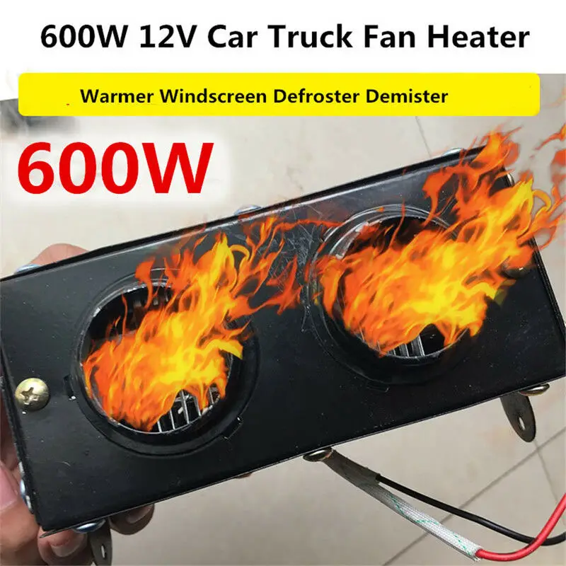 12V авто Интерьер Тепловентилятор нагревательный теплые лобового стекла автомобиля Demister