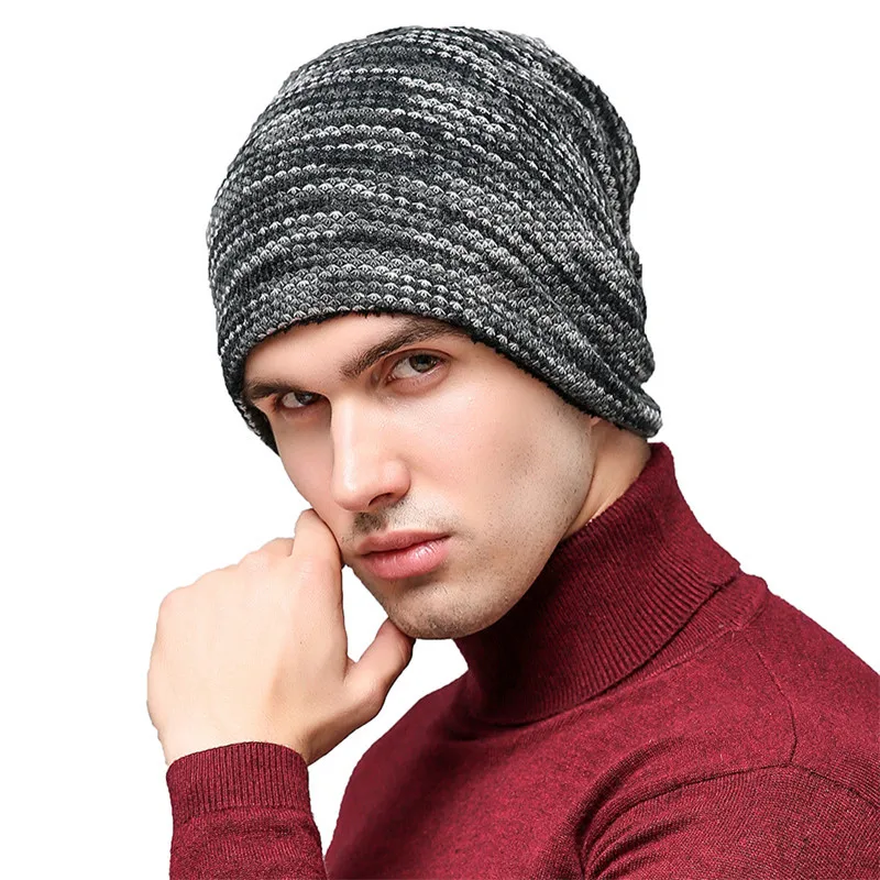 Skullies Beanies унисекс модная цветная Шерстяная кепка уличная вязаная шляпа теплая бархатная с рукавами атласная с узором дикая купольная Кепка