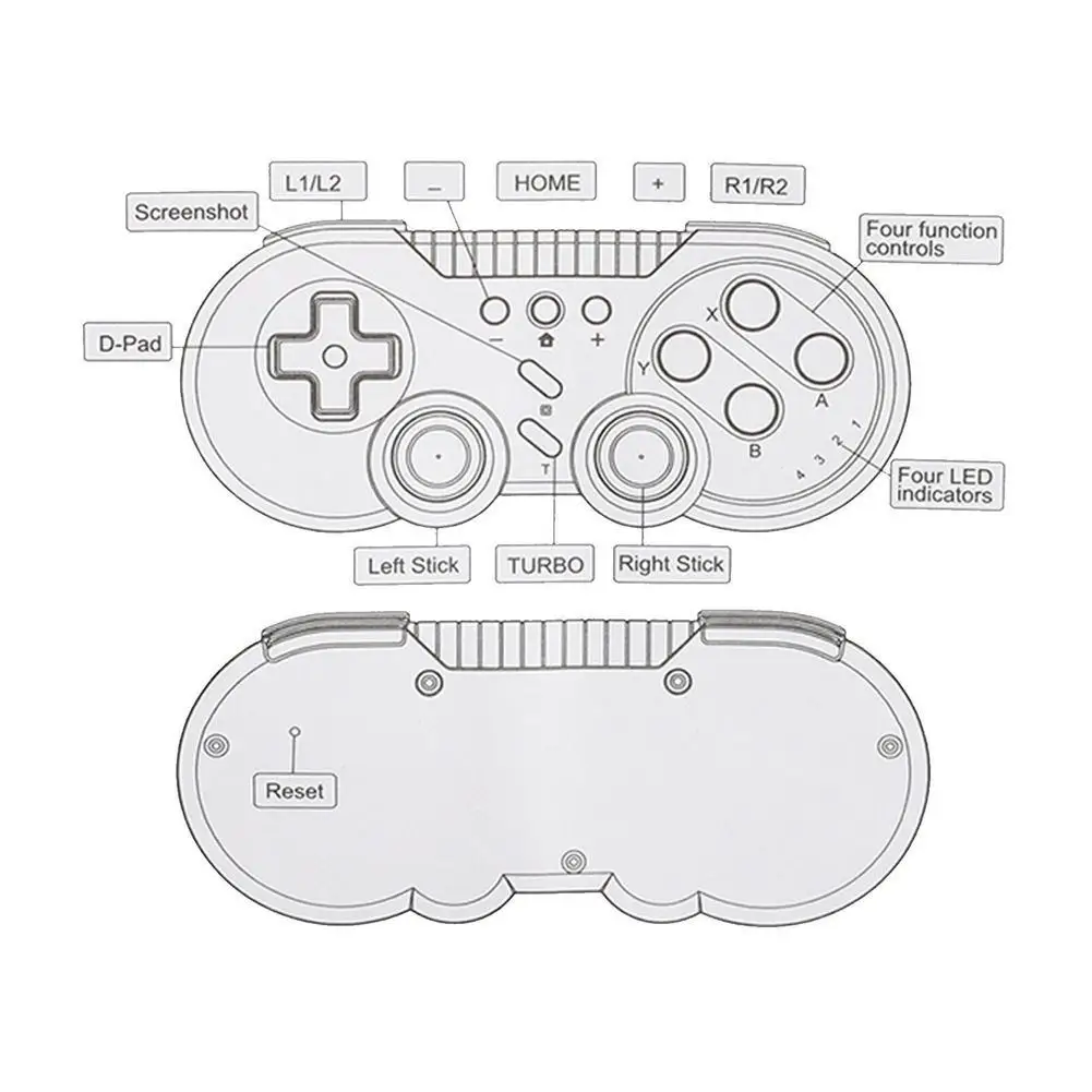 Геймпад для Windows PC для nintendo Switch контроллер беспроводной джойстик Bluetooth игровой контроллер