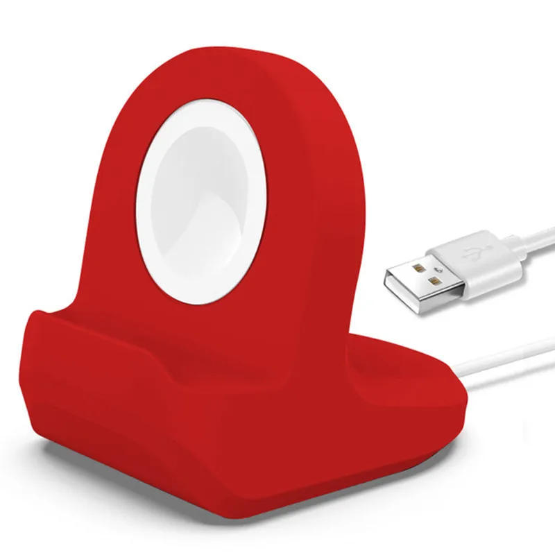 UTHAI KE suitable for apple watch charging stand iwatch watch silicone charging base phone holder for car