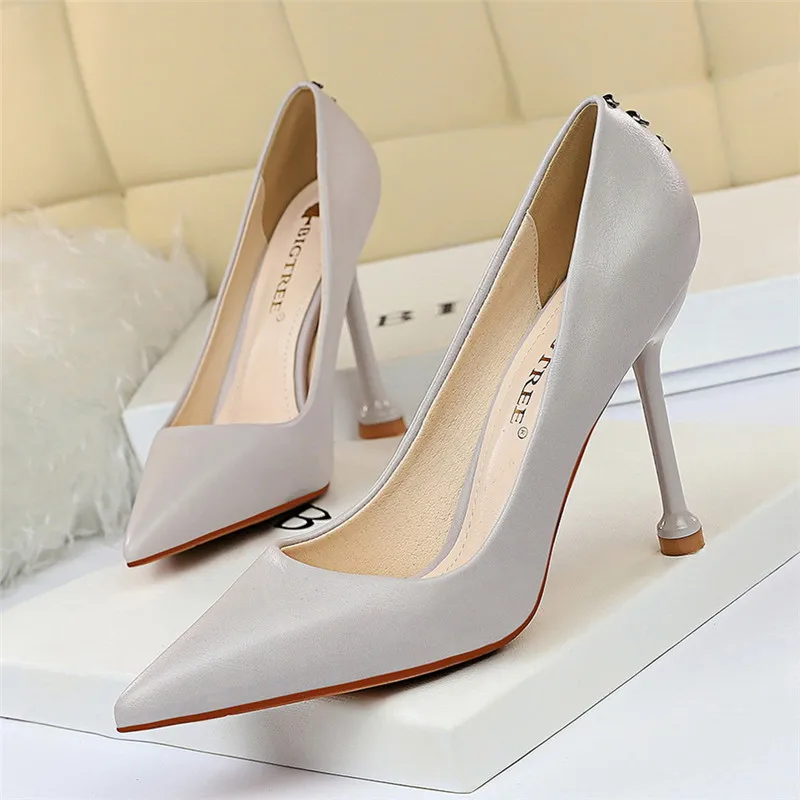 BIGTREE zapatos de tacón de lujo para mujer, tacones finos de fiesta