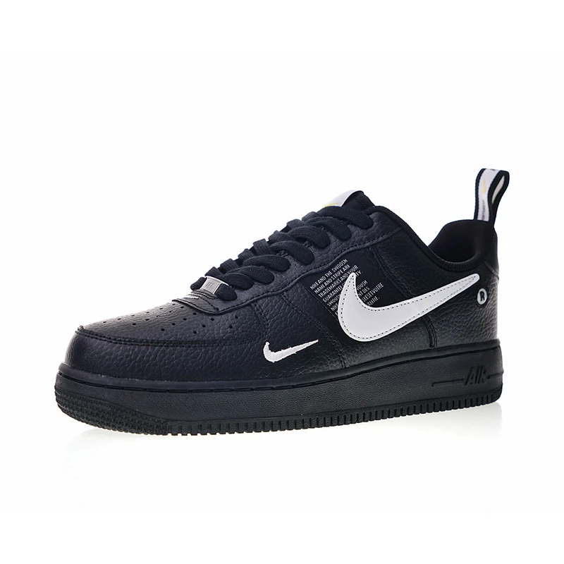 Оригинальные подлинные мужские кроссовки для скейтбординга от Nike Air Force 1 07 LV8, легкие сбалансированные спортивные уличные кроссовки AJ7747