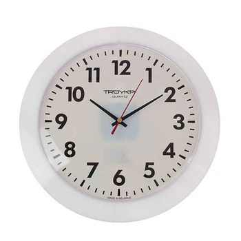 

Round wall clock "Rhythm of time", d = 30.5 cm, white