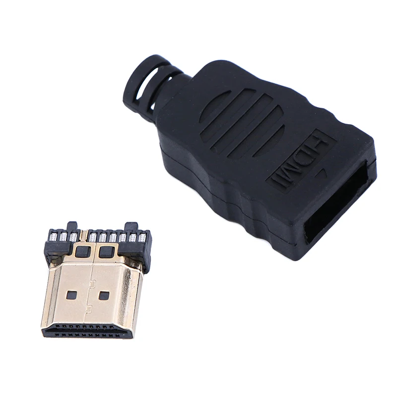 NEW HDMI Male Connector Transfer Terminals With Box 1PC afbeelding