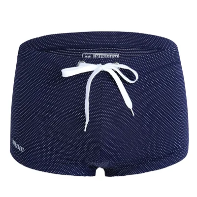 Royal blue 8 цветов, однотонная одежда для плавания, мужской короткий сексуальный купальный костюм, водонепроницаемые купальные шорты для купания плавки боксеры, пляжные шорты, бикини Sunga, Gay 285 - Цвет: Royal blue