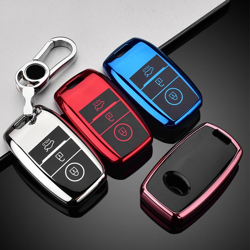 Soft TPU Car Key Cover for Kia Ceed Rio Rio5 Sportage R K3 KX3 K4 K5 Ceed Sorento Cerato Optima 2015