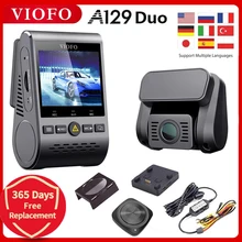 Viofo a129 duo lente de canal duplo hd 1080p wifi g-sensor traço câmera carro cam gravador de vídeo f1.6 visão noturna gps original