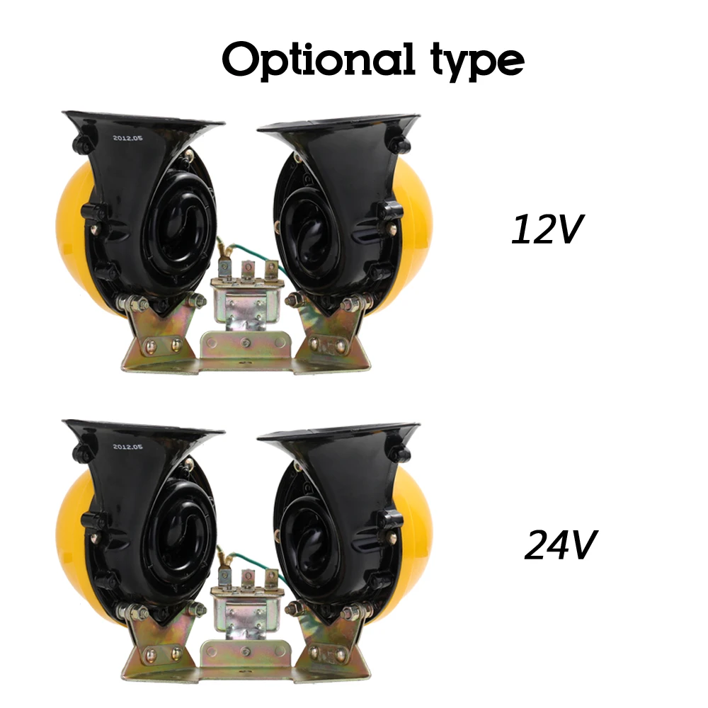 DL34 120DB громкий автомобильный рожок Klaxon 12 V/24 V дополнительные части универсальный для грузовиков автобус громкость водонепроницаемый пылезащитный Авто аксессуары