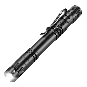 

1 Model 2000LM Mini Portable Small Penholder Led Flashlight Night Walking Lighting Car Maintenance Work Torch Aluminum Alloy