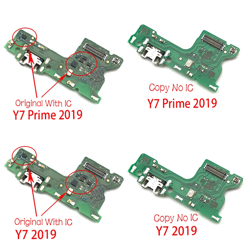 Док-разъем зарядная плата для Huawei Y7 2019 / Prime USB зарядный порт гибкий кабель с