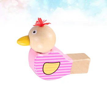

1pc Bird Whistle Animal Wooden Early Educational Cartoon Creative Wind Instruments Musical Toy for Boys Girls