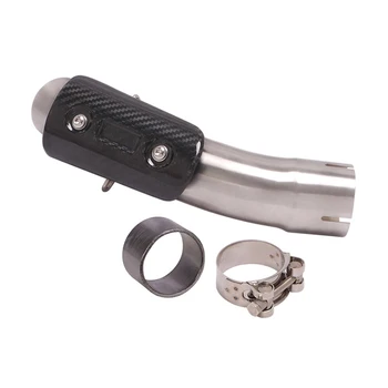 Motorcycle Exhaust Mid Link Tube Stainless Steel Modified For DUKE 250 390 RC390 2021 DUKE 250 390 ADV 2020 2021