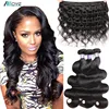 Allove Body Wave Bundles Malaysian Hair Bundles 100% Human Hair Bundles 1 3 4 Bundles Deals Malaysian Body Wave Hair Non Remy 1