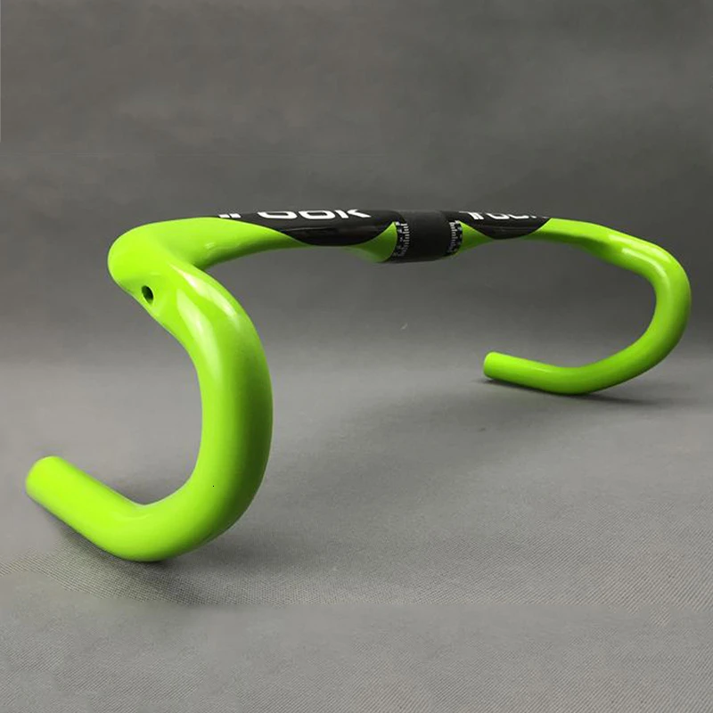 Light Green Bicycle Bent Drop Handlebar MTB Road Racing Durable Bar Handlebar Tough Bike Accessories Fit For 31.8mm Caliber Many Color - Цвет: Light Green